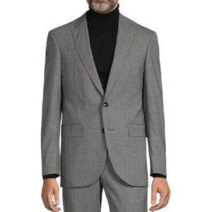 Ted Baker Suit Jacket Men's 40R Gray Texture Jay CT Sport Coat Only